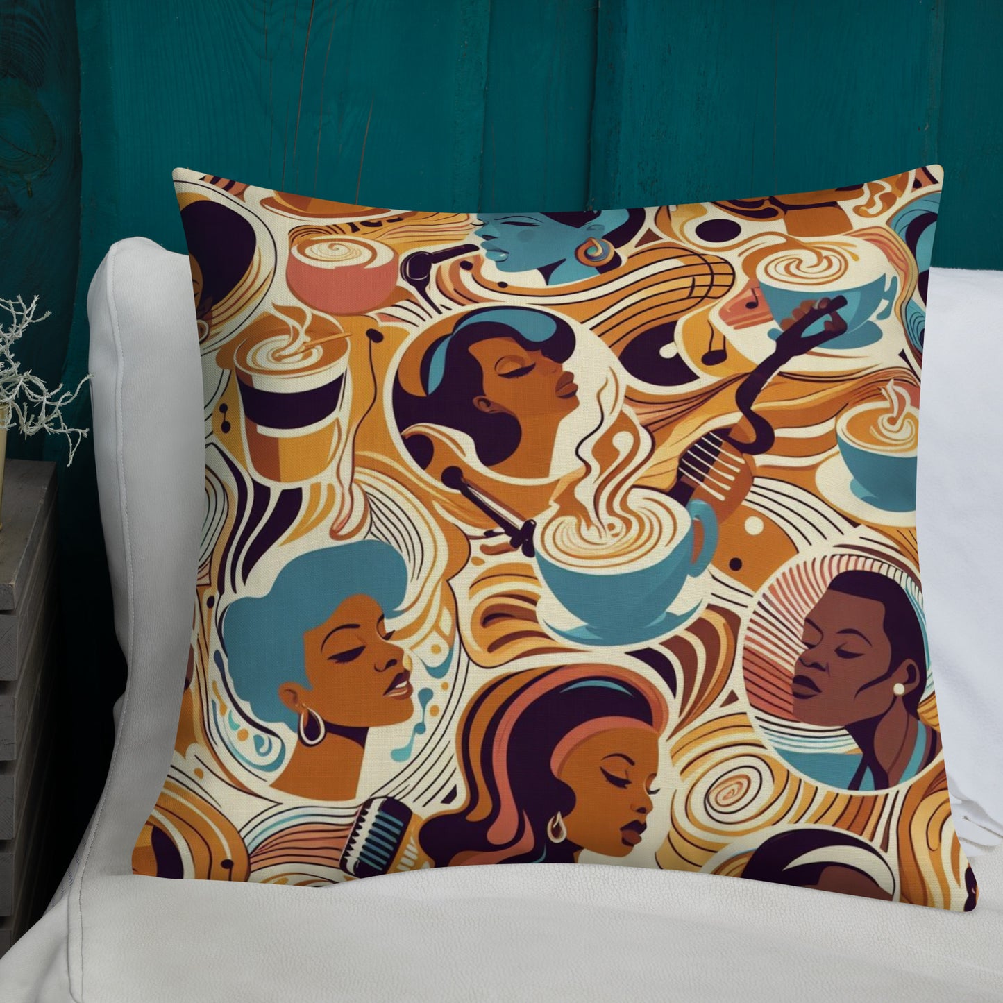 art cushion