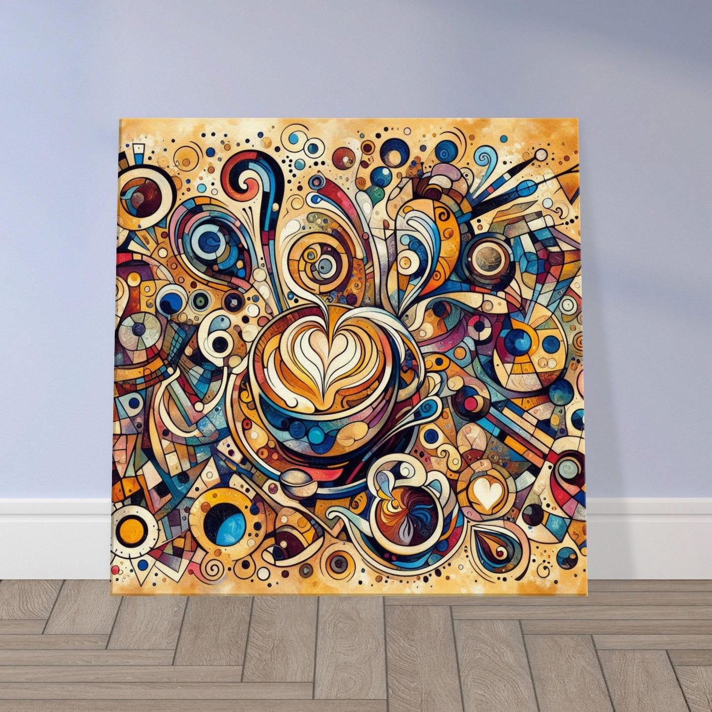 coffee canvas art