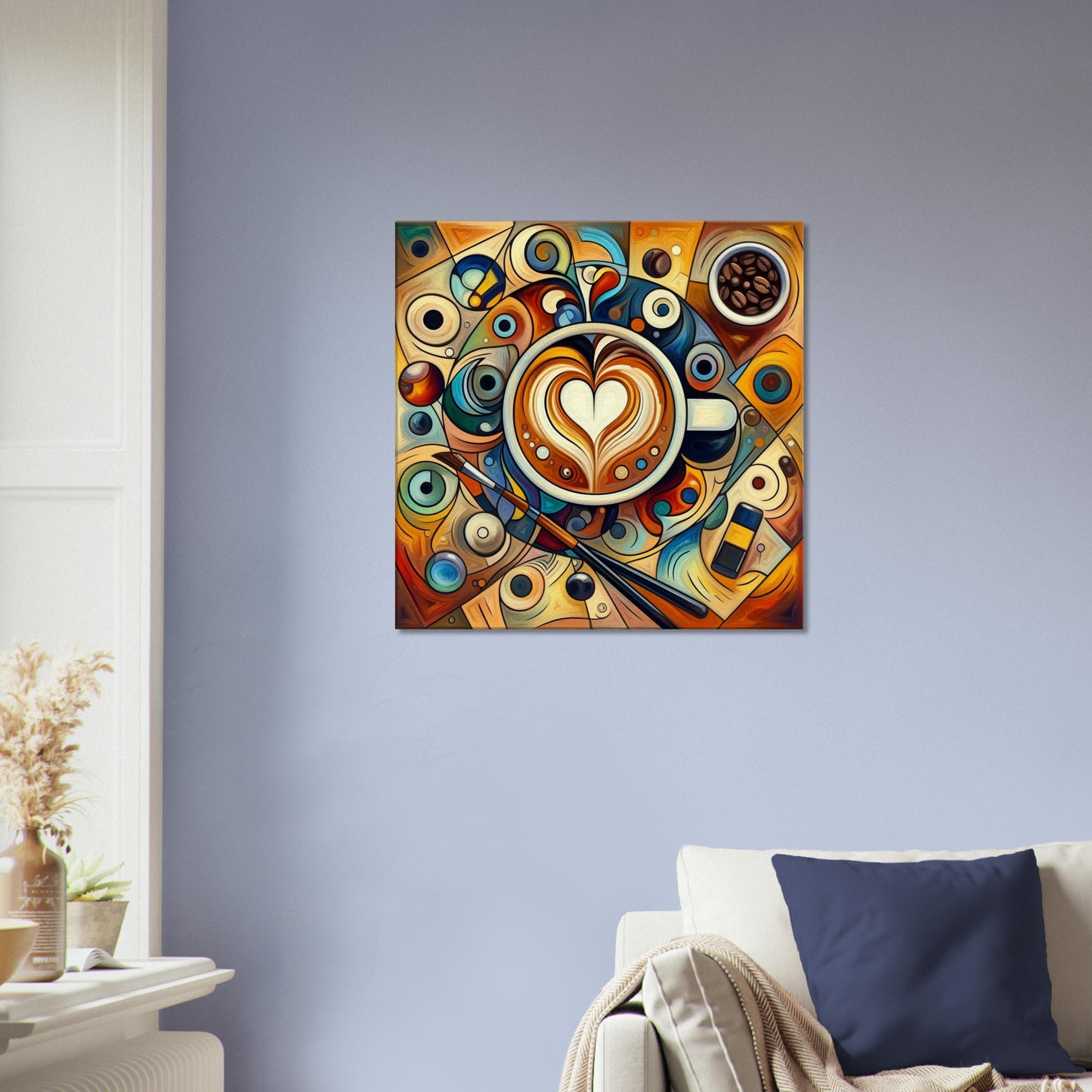abstract wall decor