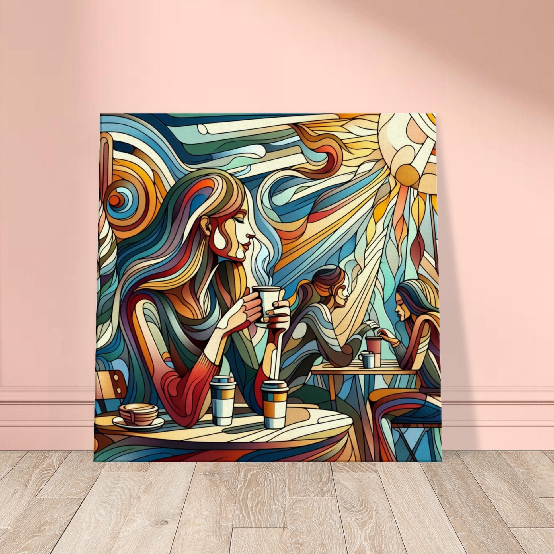 abstract wall decor