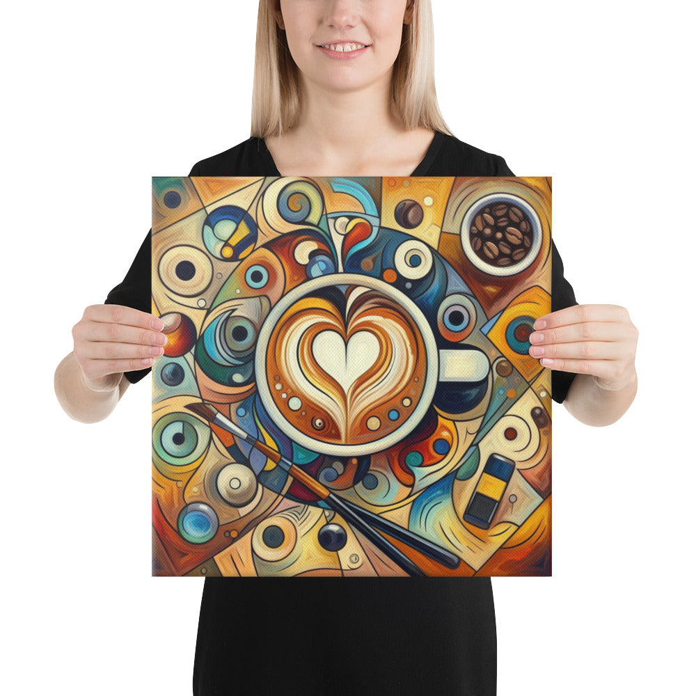Kandinsky Brew – Abstract Coffee Art