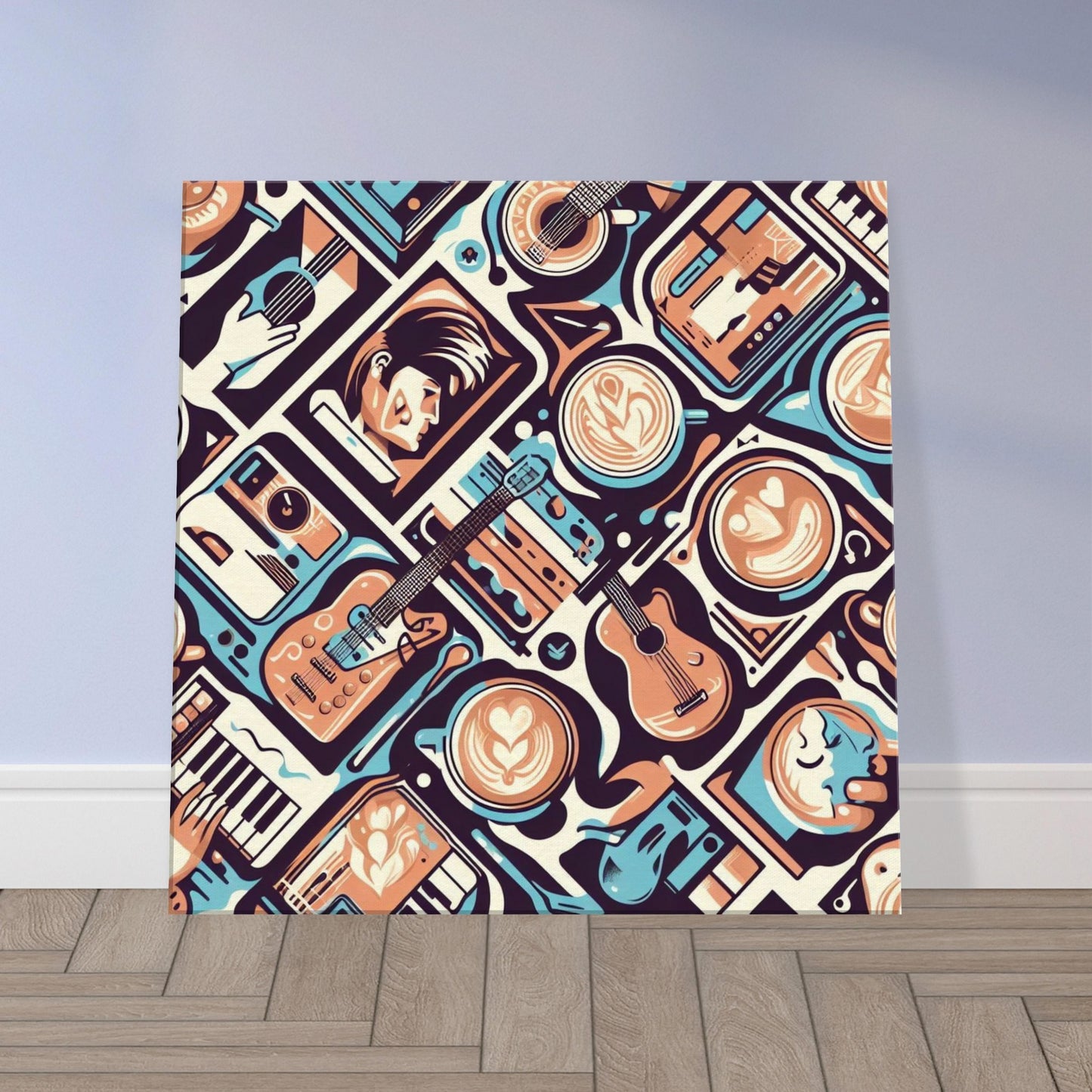 Cubist art print