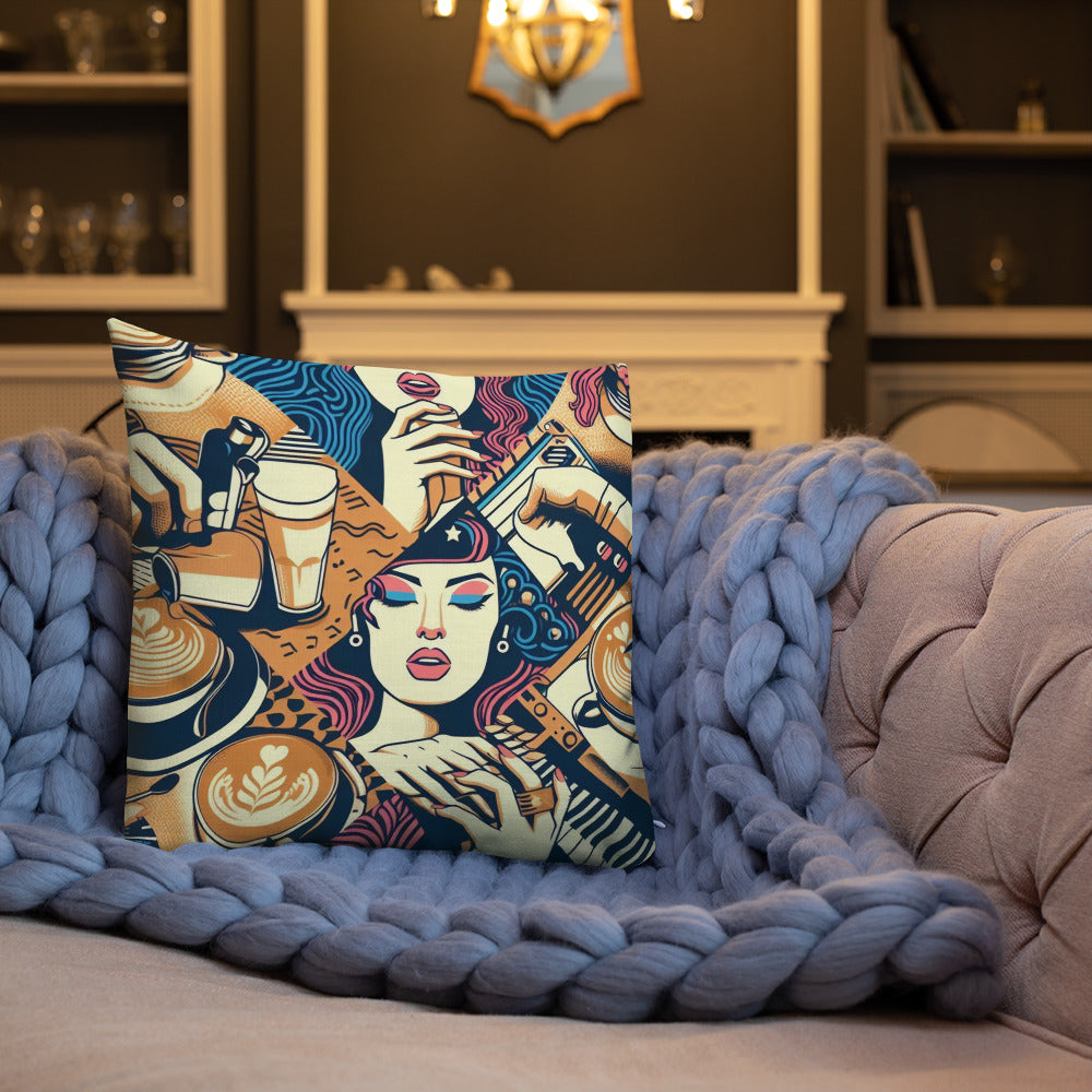 art cushion