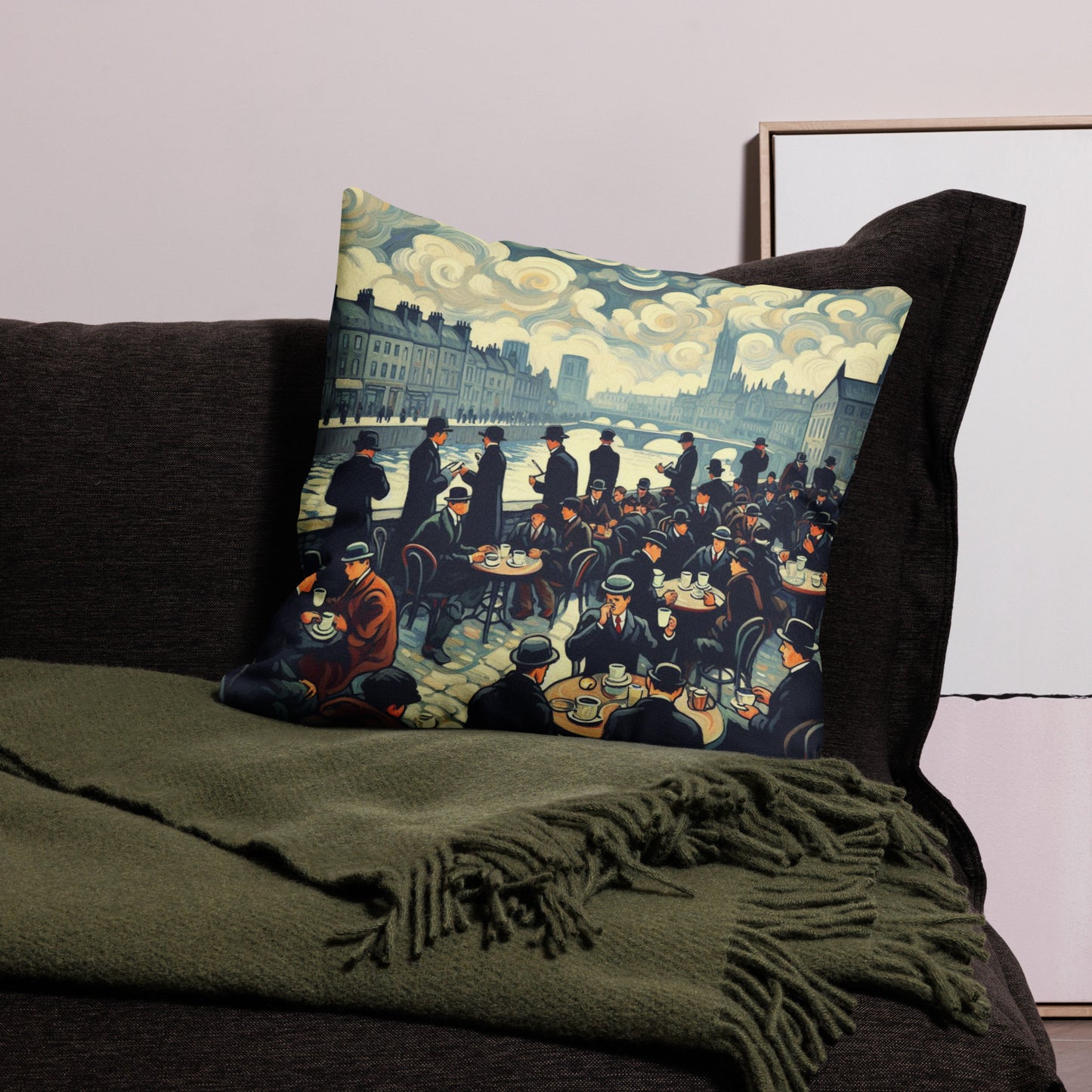 art cushion