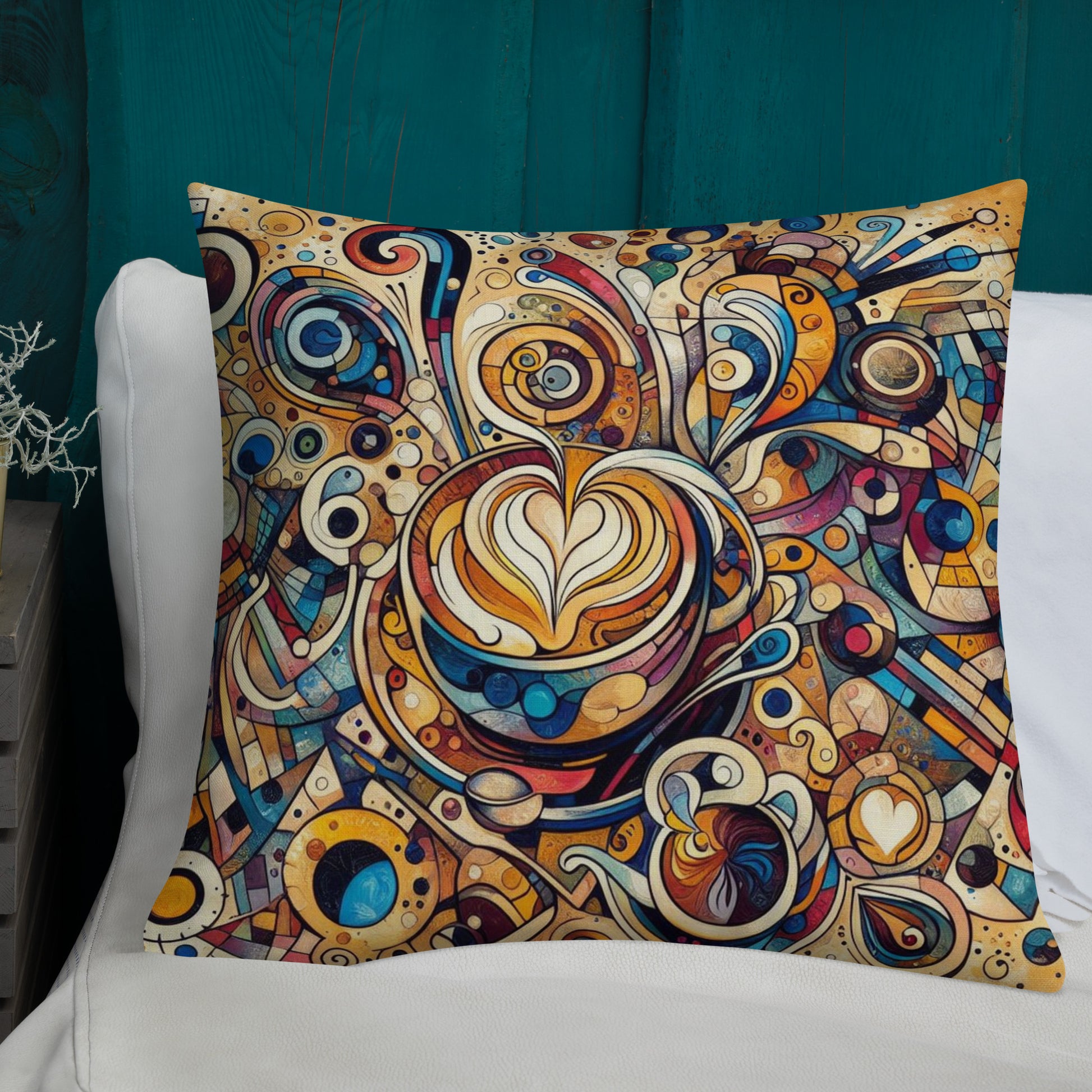 art cushion