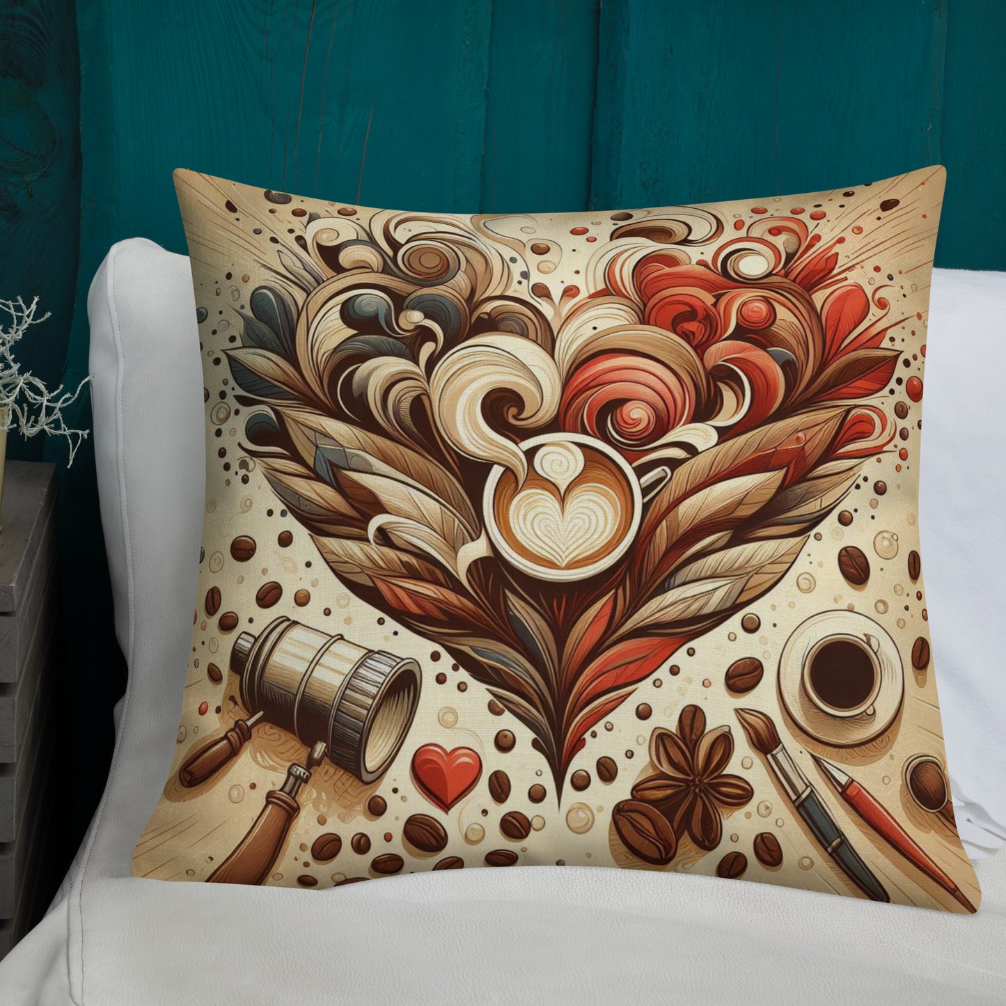 art cushion