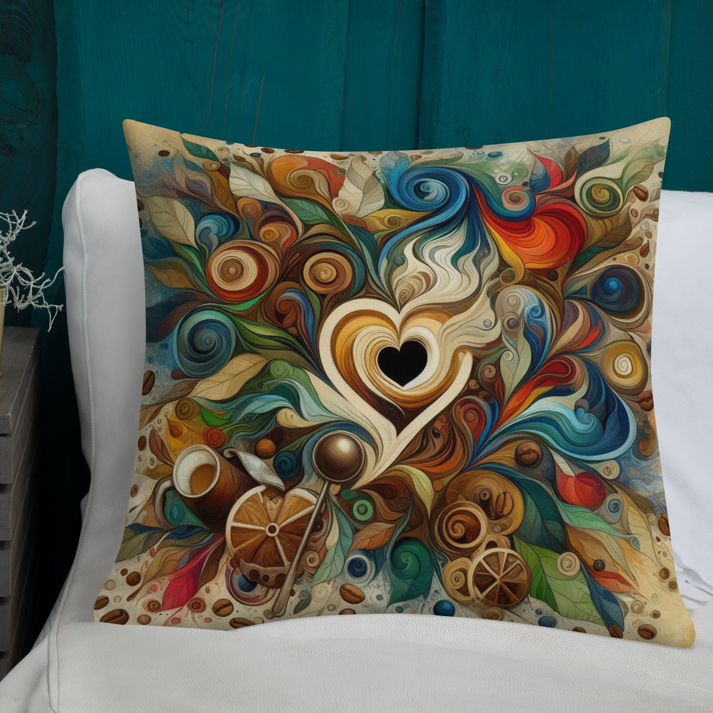 art cushion