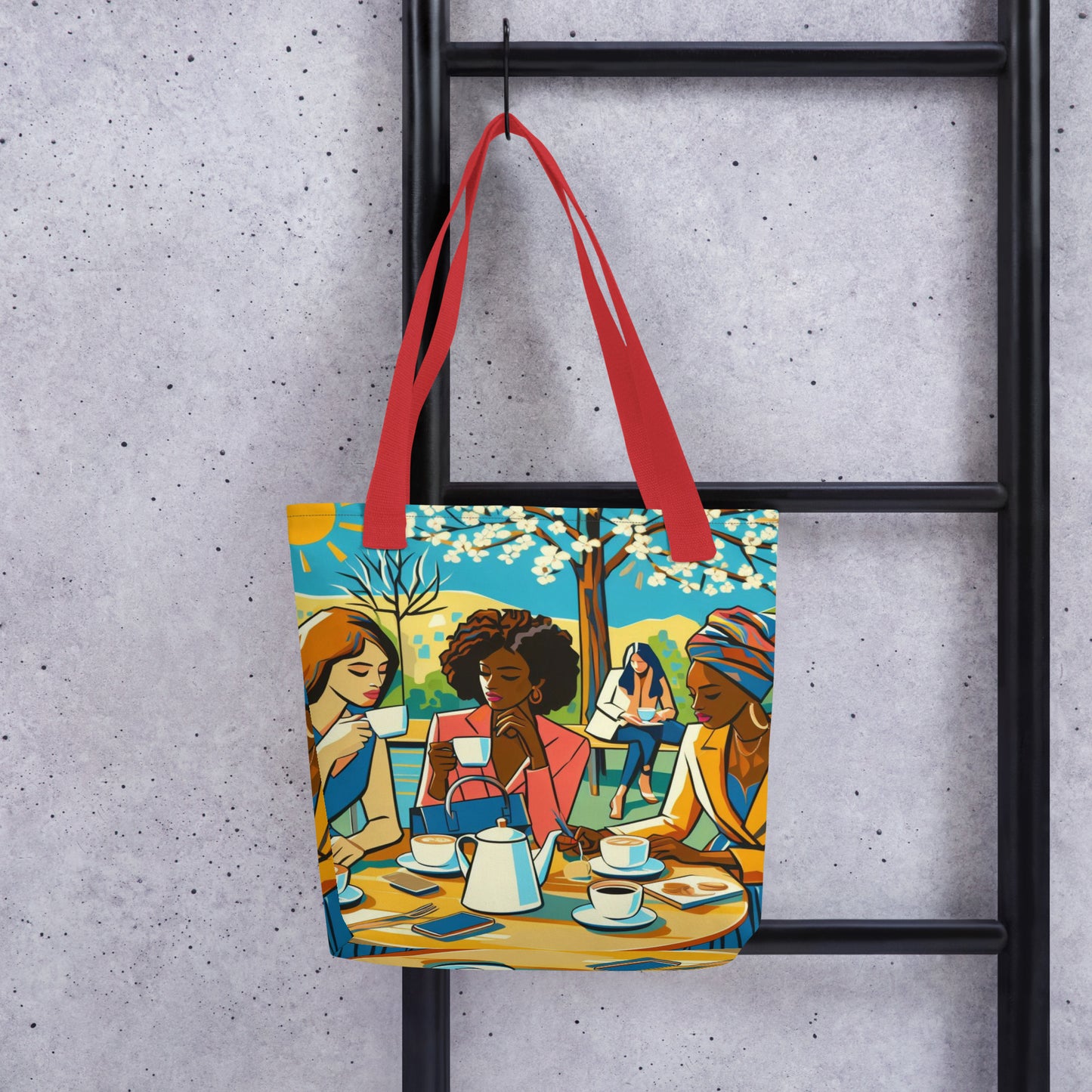 Afternoon Coffee with the Girls Premium Tote bag