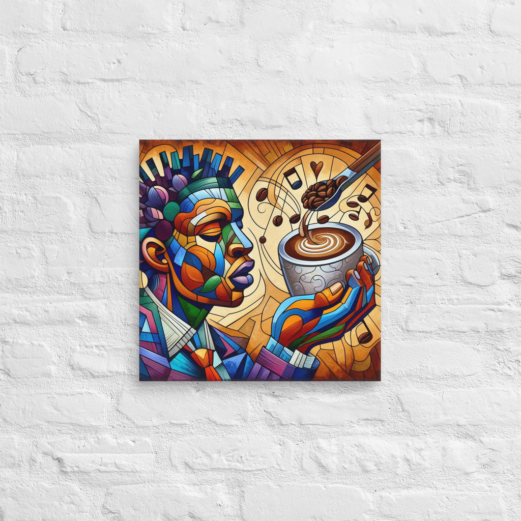 Soul Brew - Coffee & Music Art canvas print