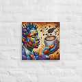 Soul Brew - Coffee & Music Art canvas print