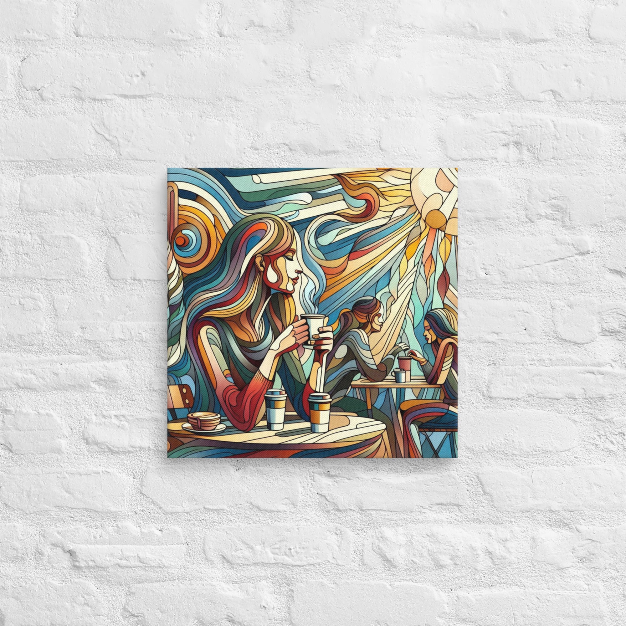 Spring Sun Café – Coffee Seasons canvas art