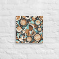 60s R&B – Cubist Coffee & Music canvas art