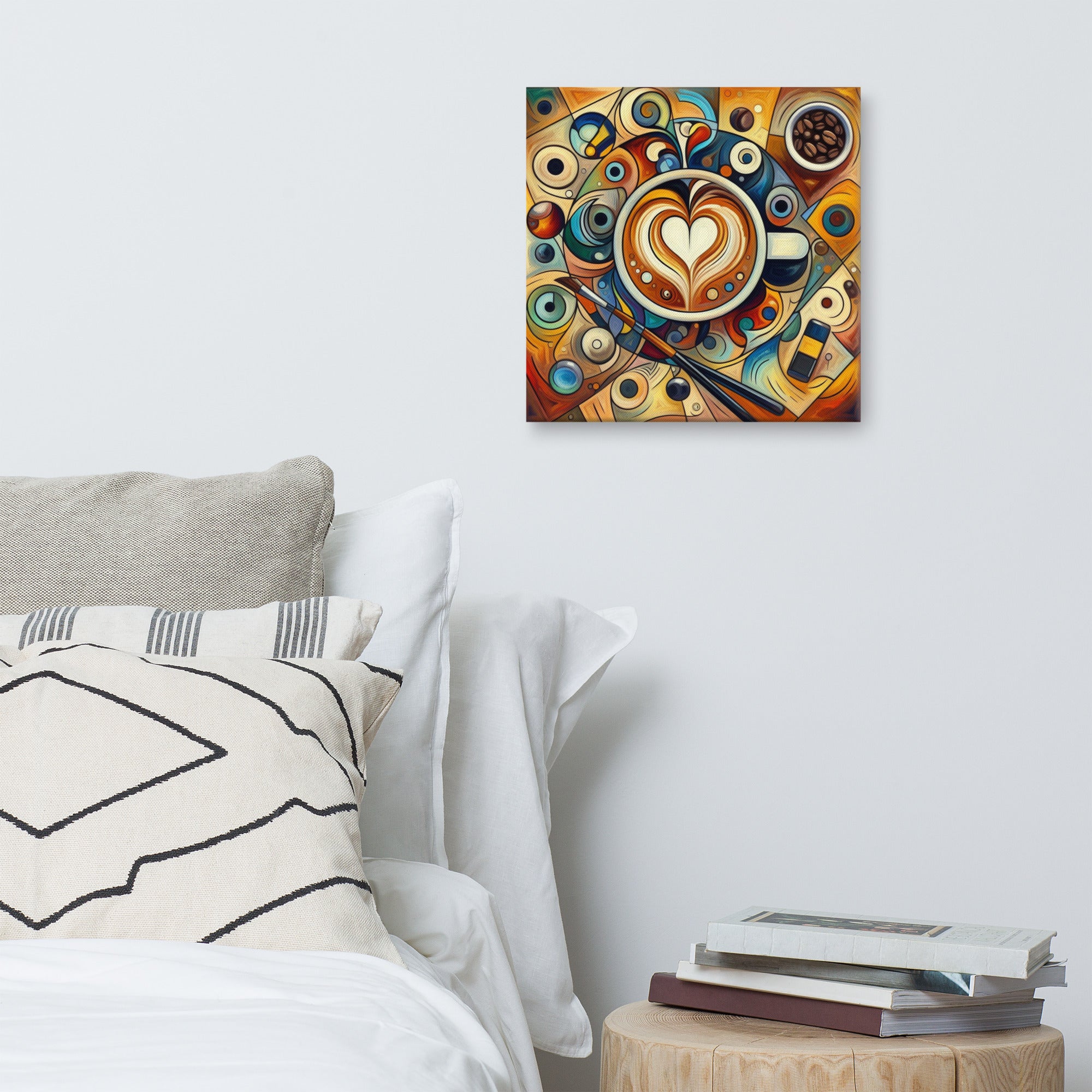 Kandinsky Brew – Abstract Coffee Art