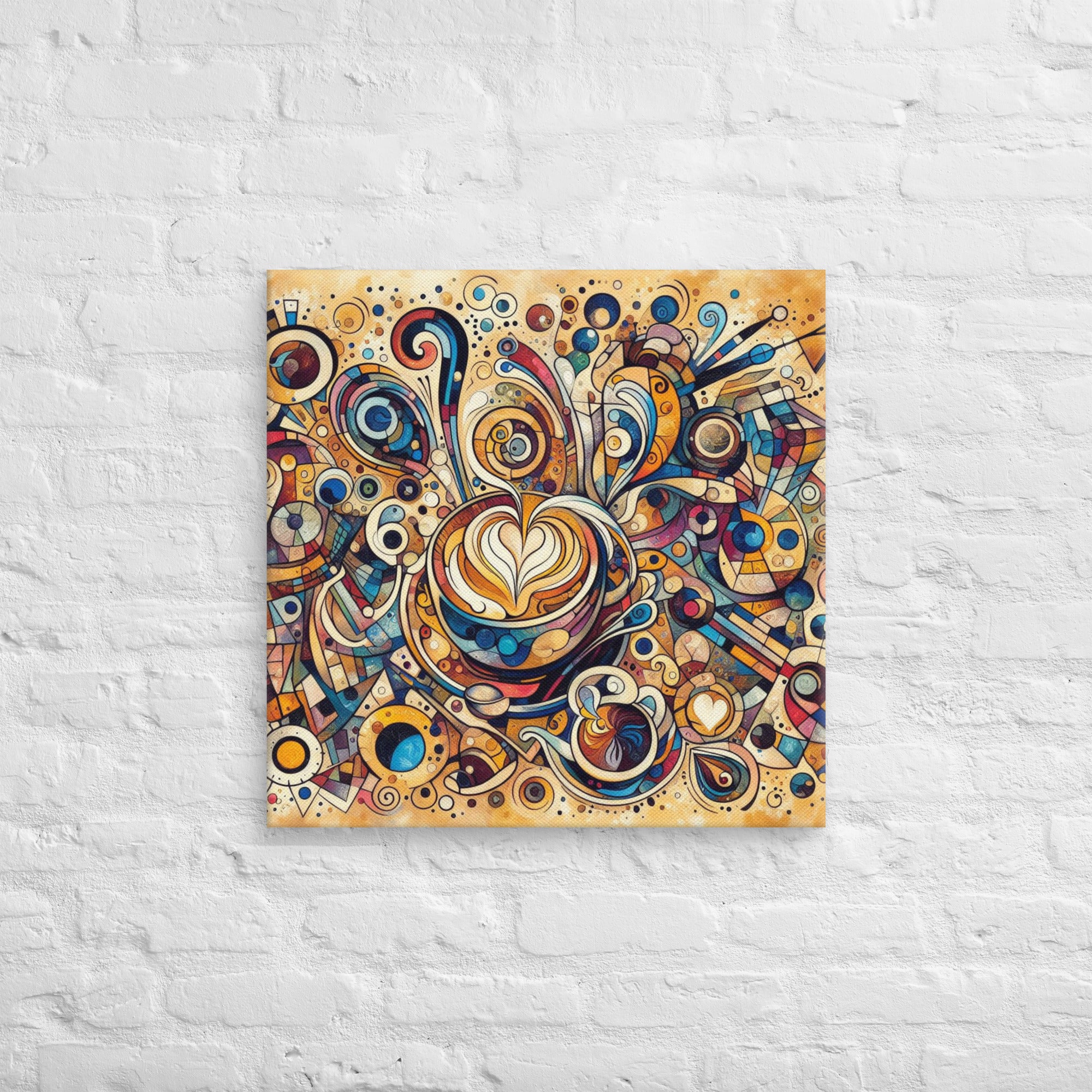 Kandinsky Morning Coffee Art print on canvas