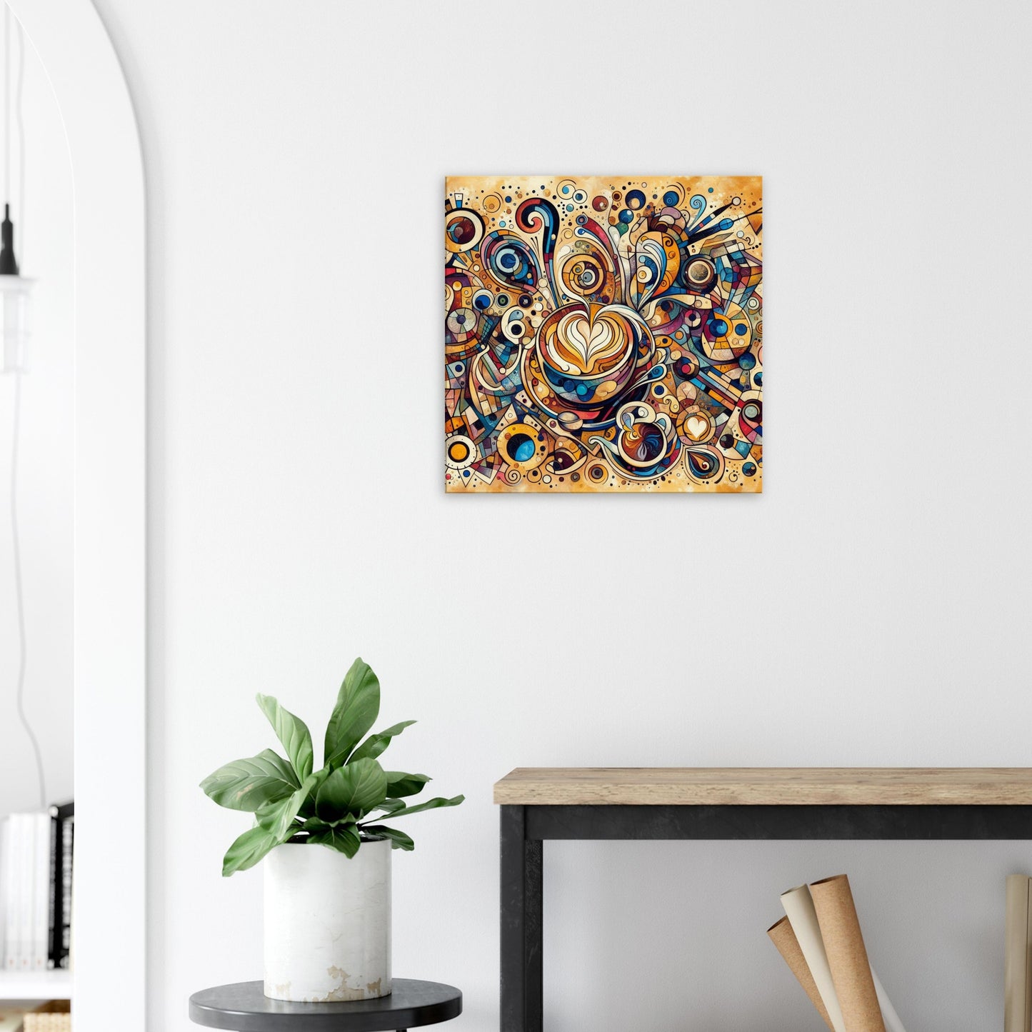 abstract wall decor