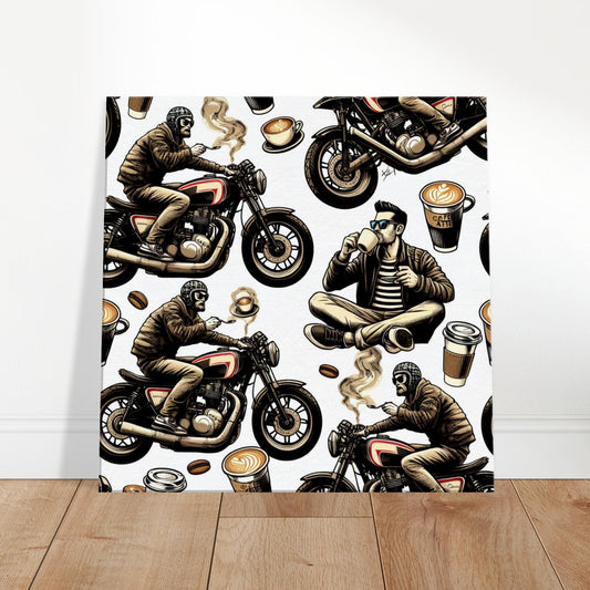 motorcycle wall art