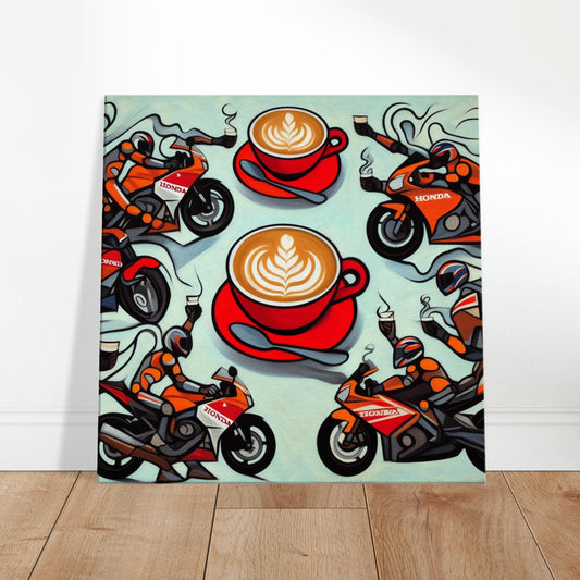 motorcycle wall art