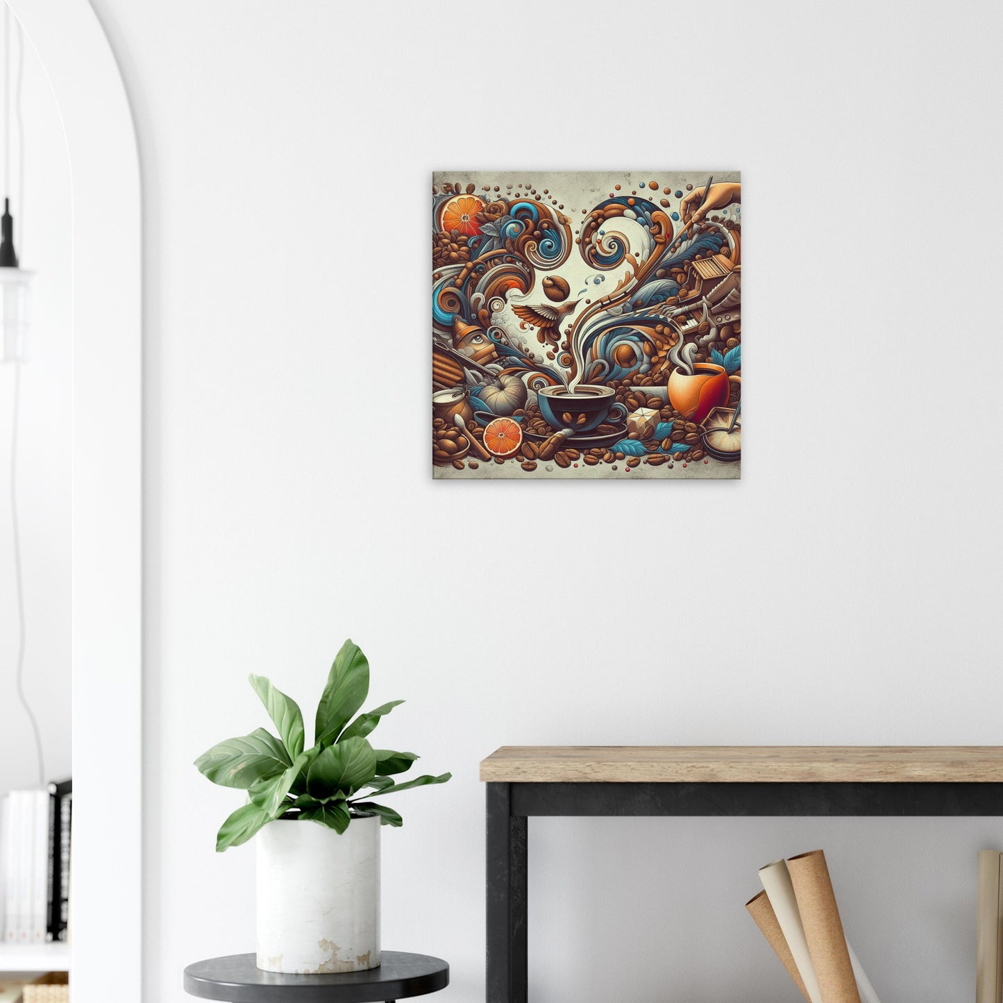 abstract wall decor