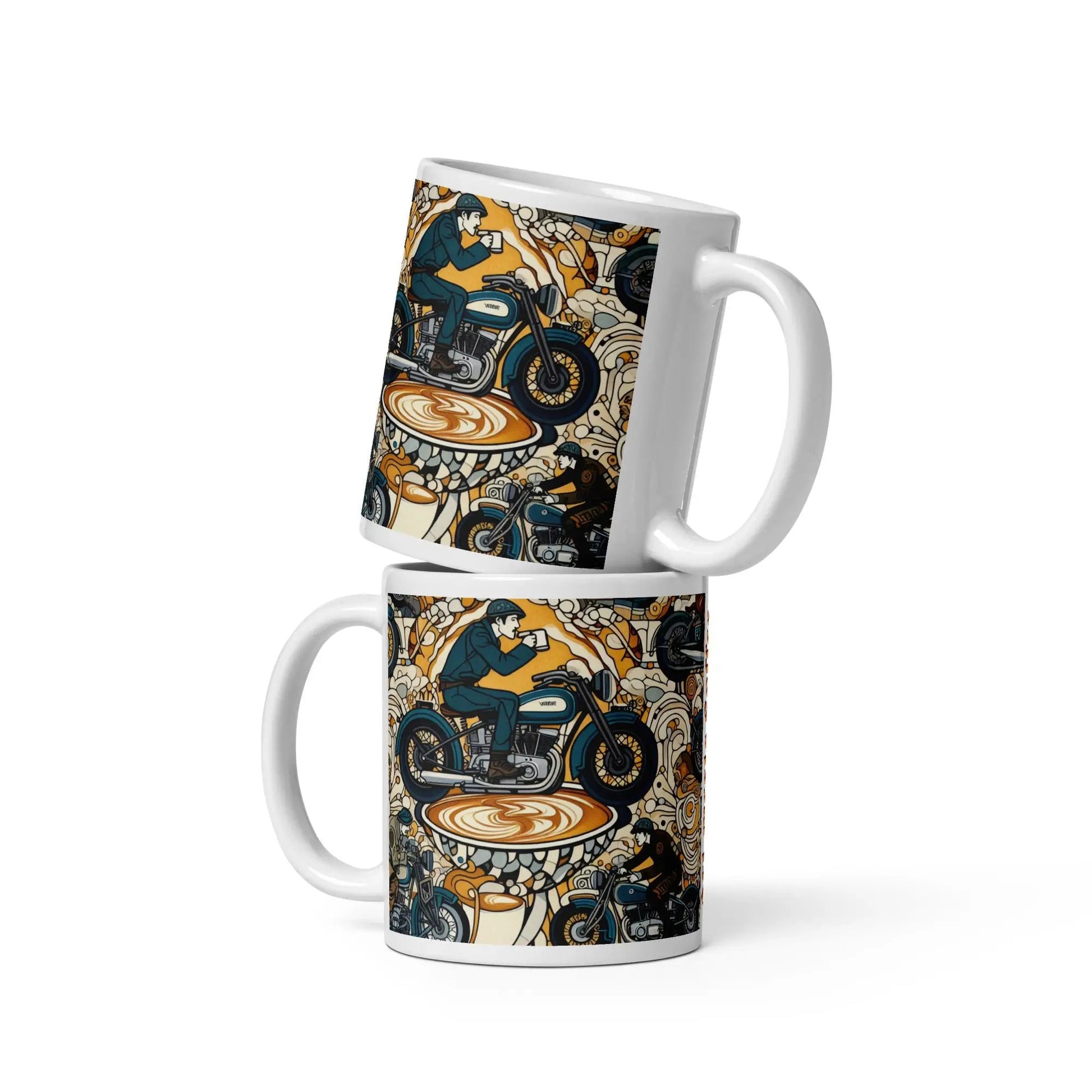 motorbike coffee mug