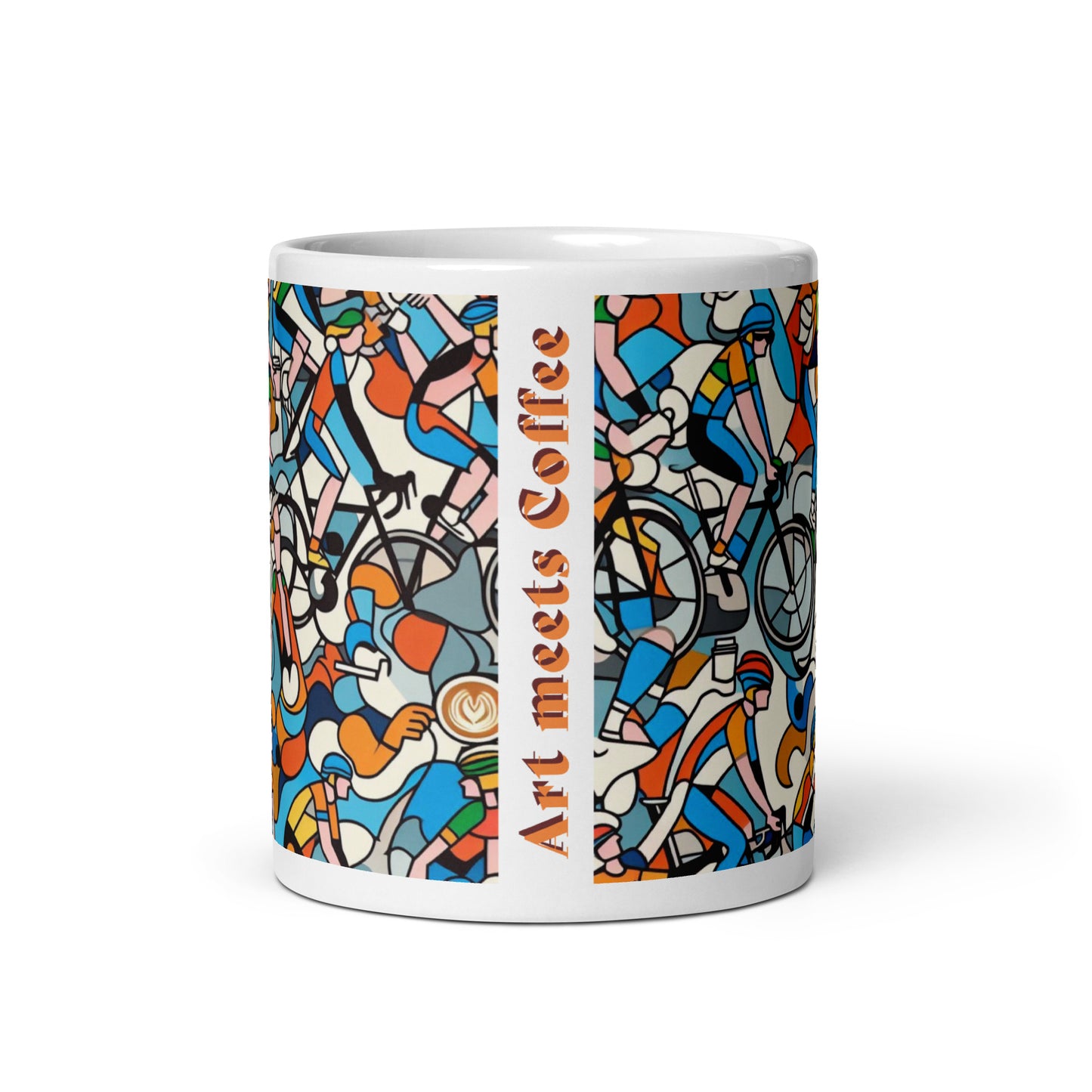 cycling mug front view