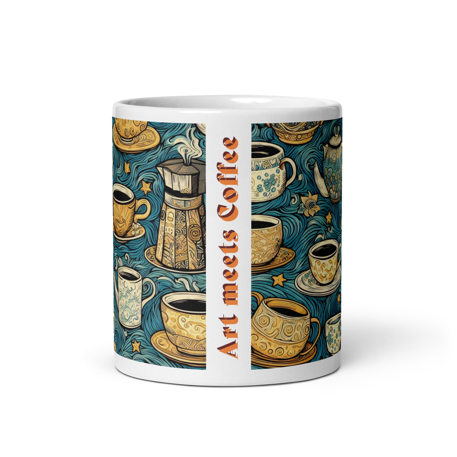 fine art mug front view