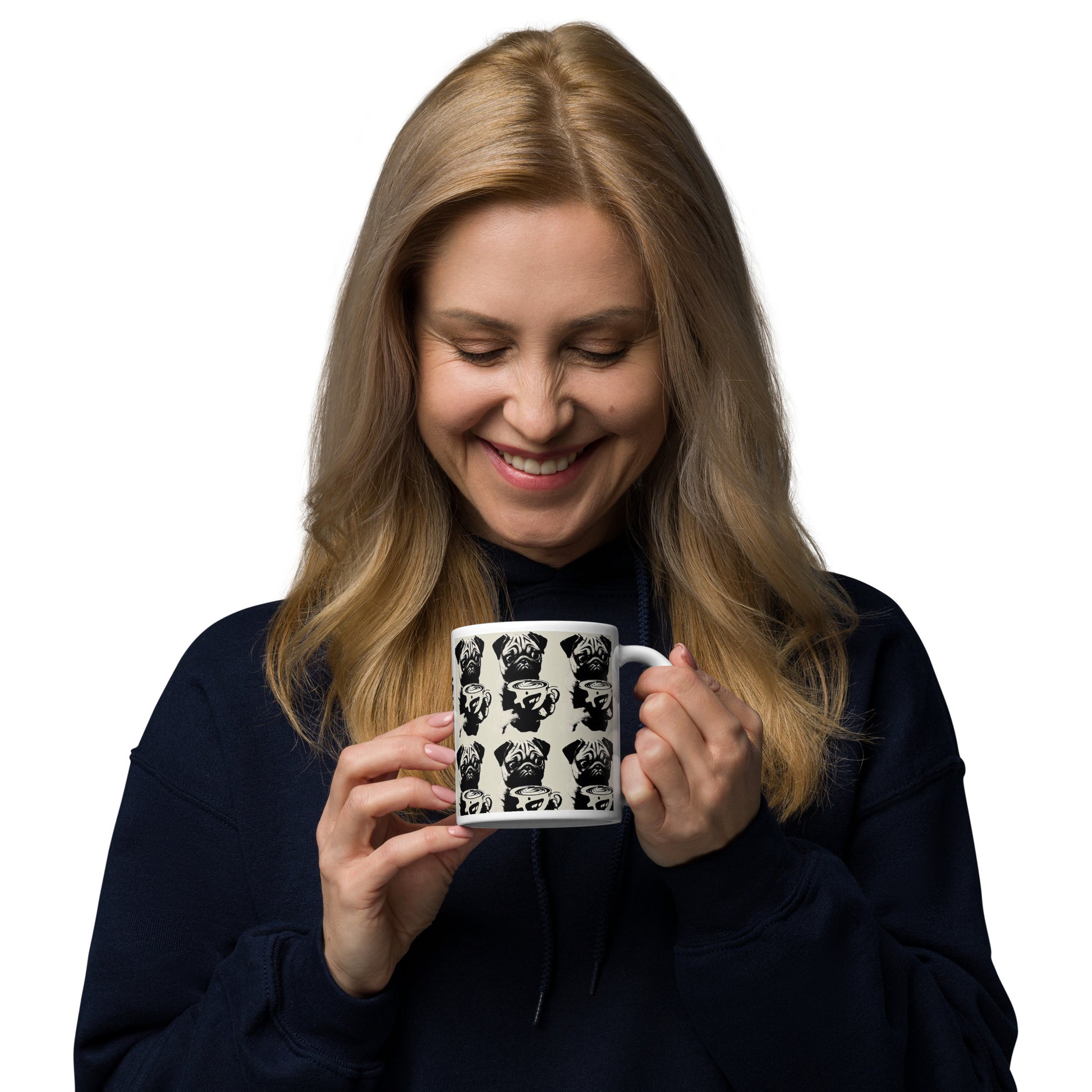 lady enjoying coffee mug