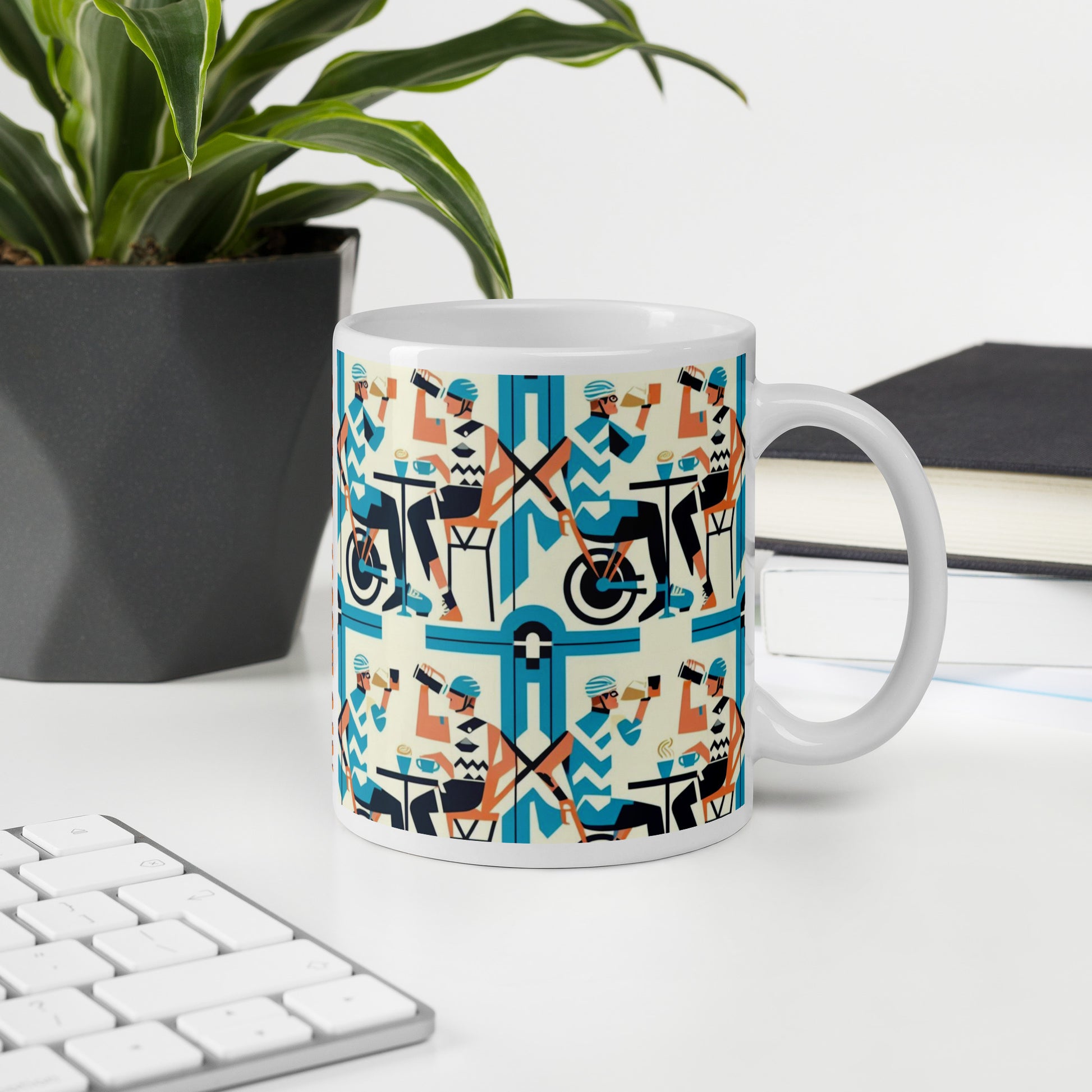 Bauhaus style mug