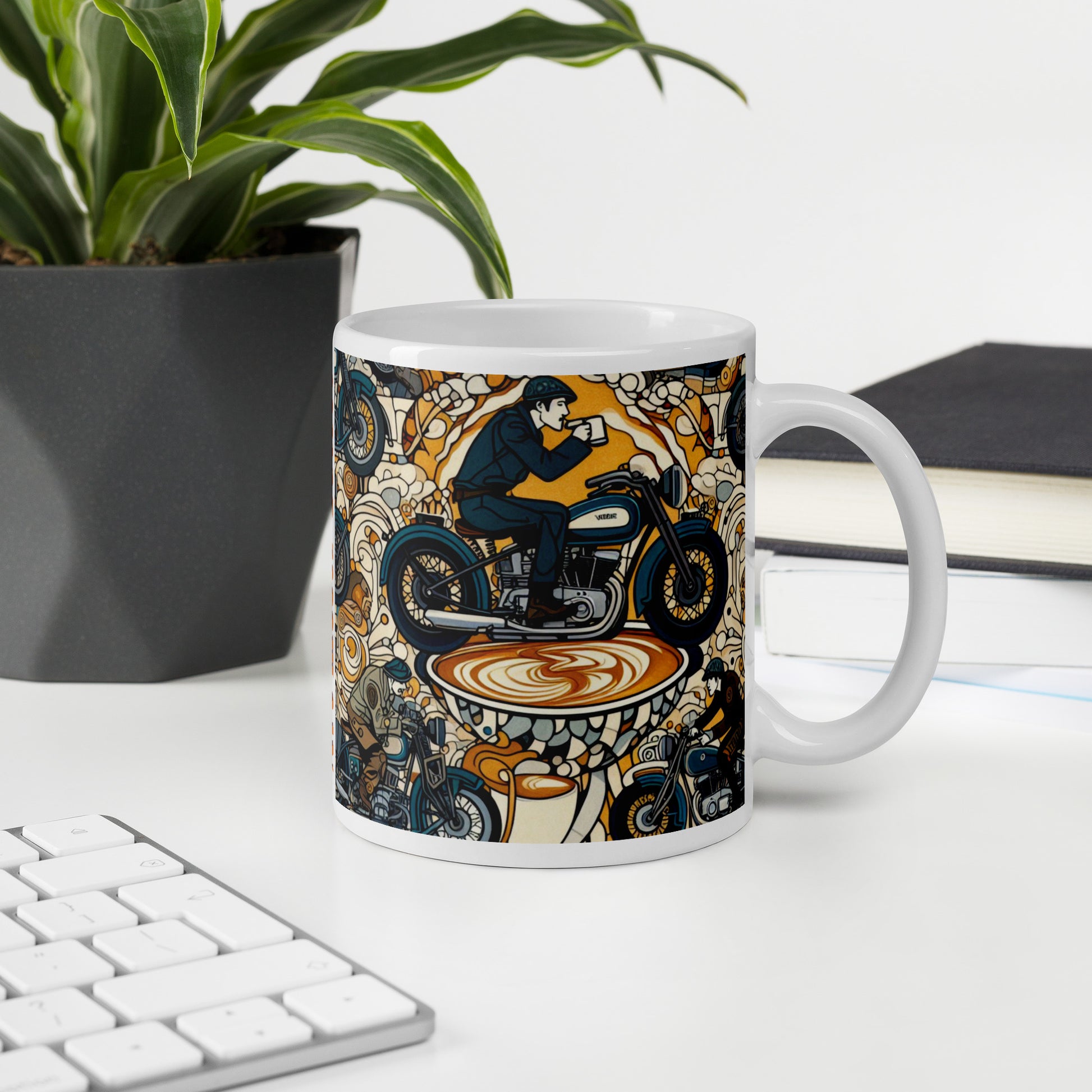 Klimt style mug