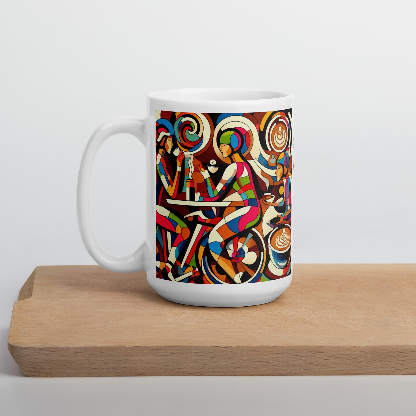 art mugs Kandinsky style