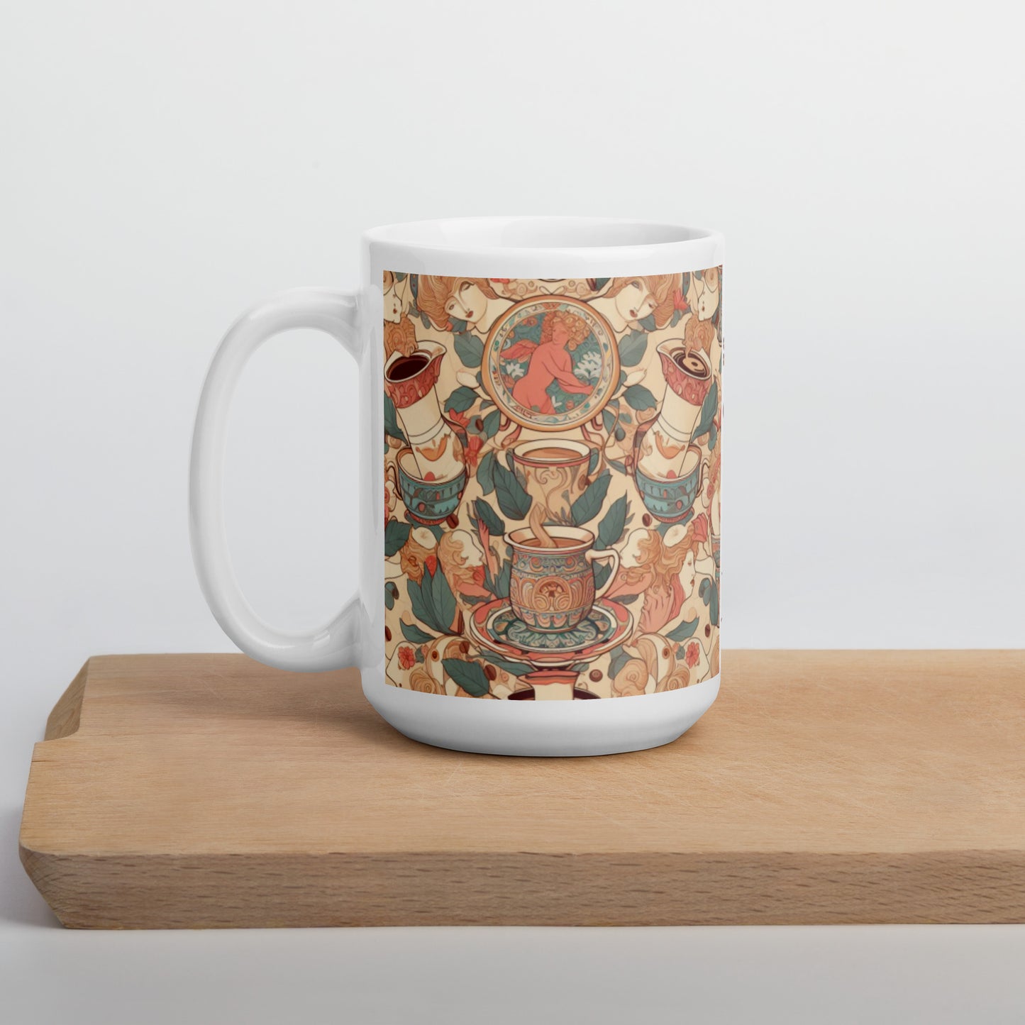 fine art style coffee mug