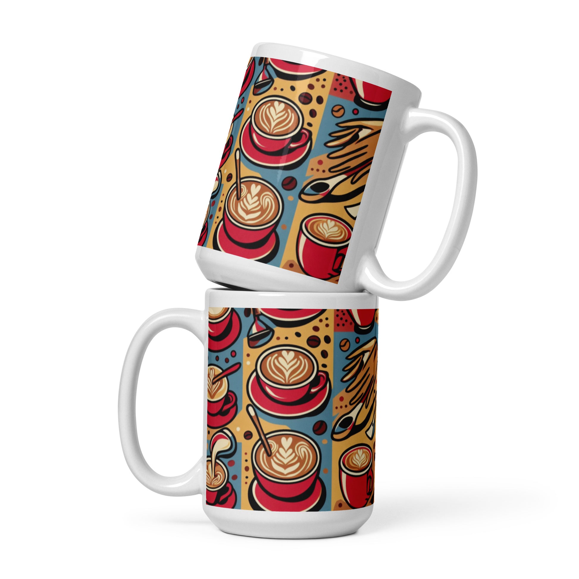 art mugs balancing