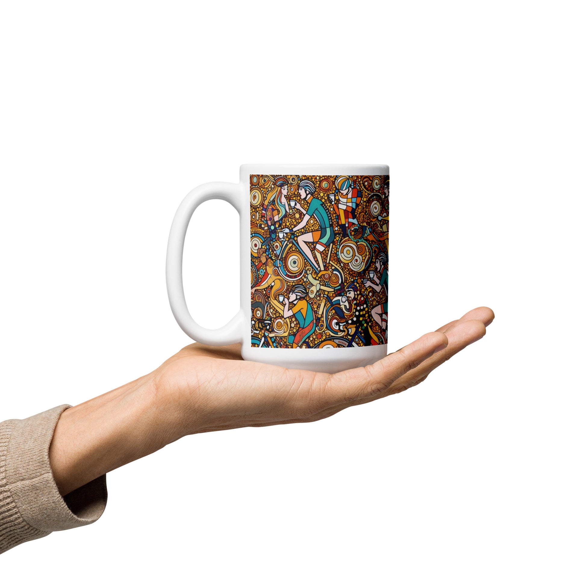 display Klimt style mug