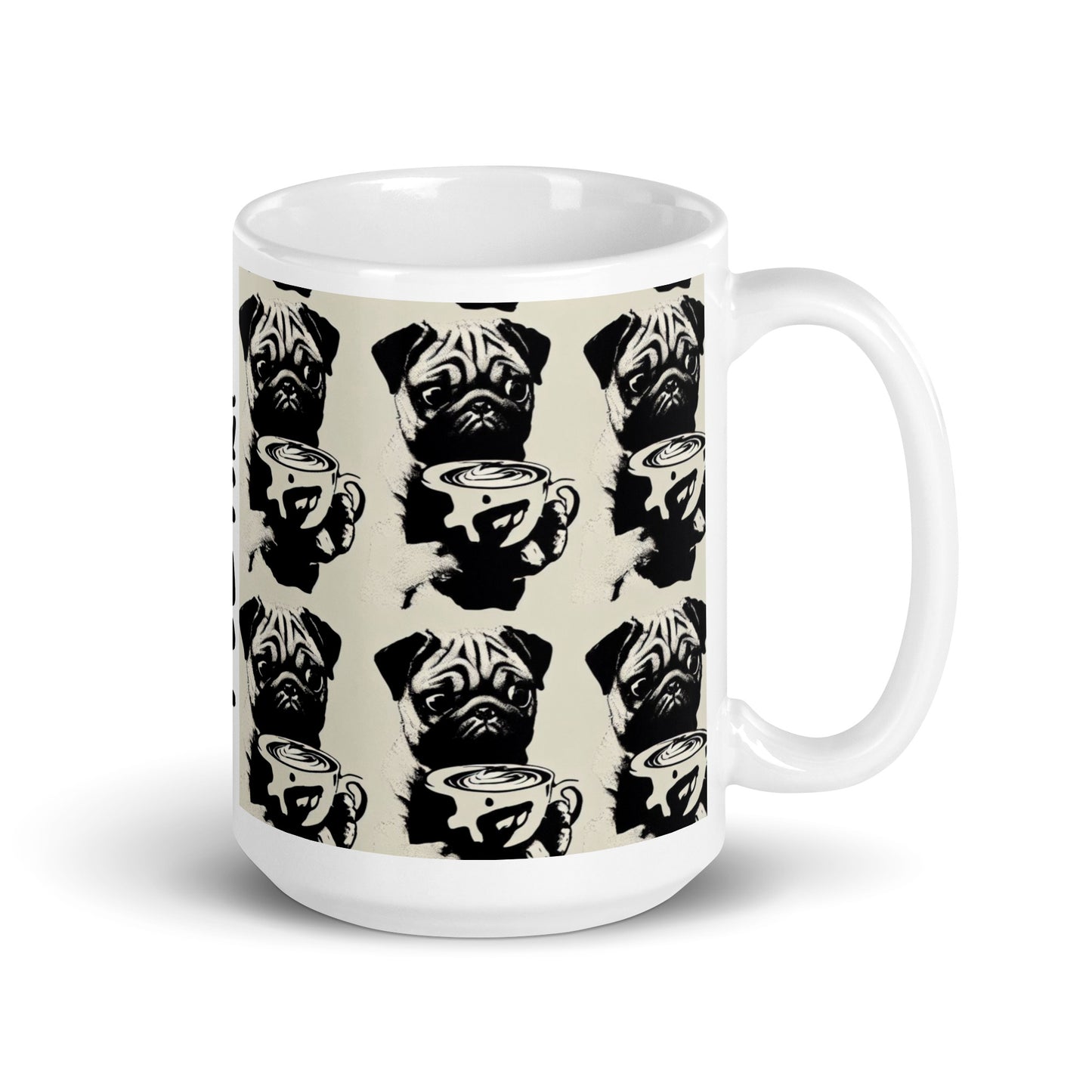 Pug Art mug